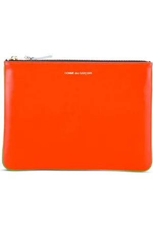 Comme des Garçons Portafoglio Super Fluo con zip