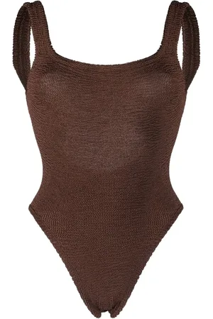 Hunza G Costume intero con scollatura posteriore