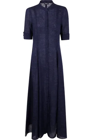 Emporio Armani Abito midi in lino