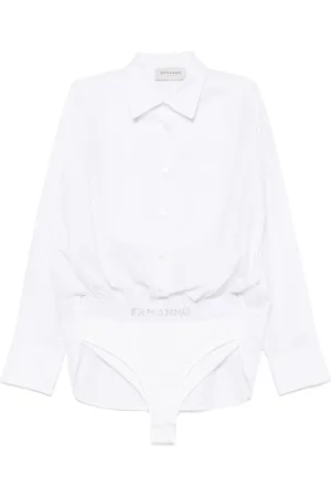 Ermanno Firenze Body con dettagli in pizzo