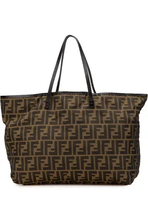 Fendi Borsa tote media in tela con motivo Zucca 2000-2010
