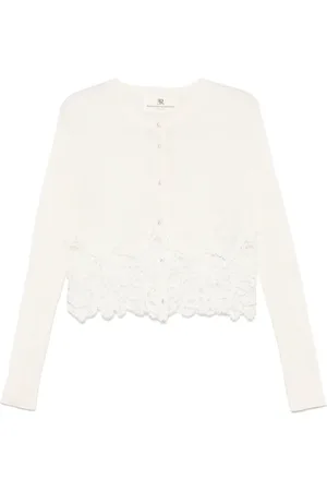 ERMANNO SCERVINO Cardigan con inserti in pizzo