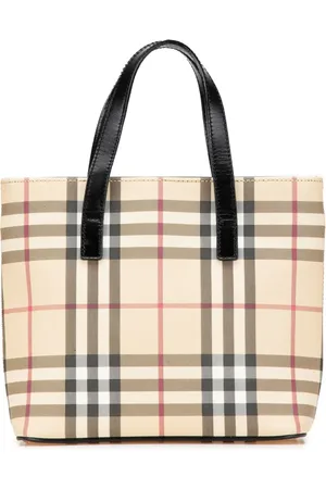 Burberry Borsa a mano House Check in tela 2000-2017