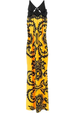 Etro Abito lungo con stampa a fiori