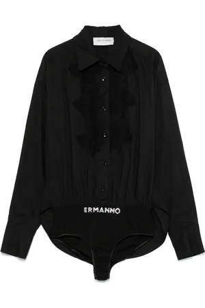 Ermanno Firenze Body con dettagli in pizzo