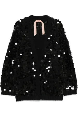 Nº21 Cardigan con paillettes