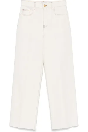 Giambattista Valli Jeans con bordi sfrangiati