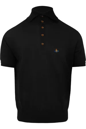 Vivienne Westwood Polo con ricamo Orb
