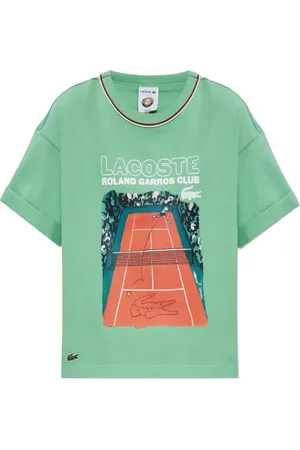 Lacoste T-shirt in cotone con stampa