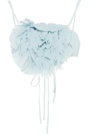 BLUMARINE Top con dettaglio a fiore