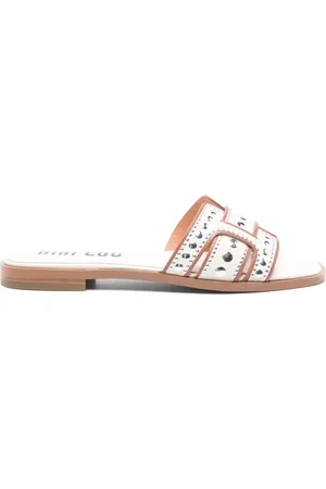 Bibi Lou Sandali piatti con borchie