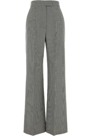 Alexander McQueen Pantaloni in lana con motivo pied-de-poule