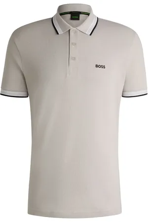 HUGO BOSS Polo con colletto a righe