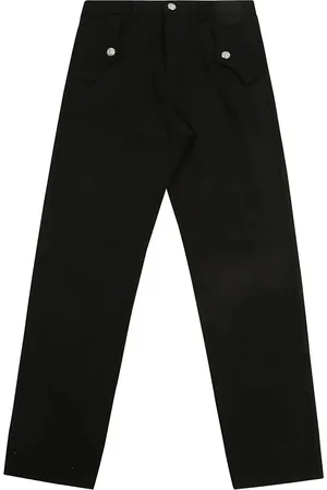 Balmain Pantaloni dritti con logo