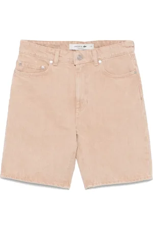 Lacoste Shorts denim con effetto schiarito
