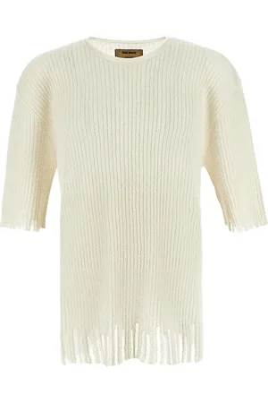 UMA WANG T-shirt in maglia a coste