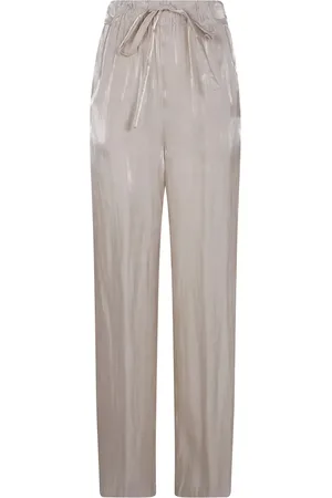 GENTRYPORTOFINO Pantaloni a palazzo in raso
