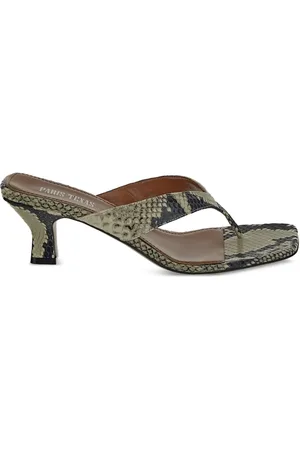 PARIS TEXAS Mules con effetto serpente