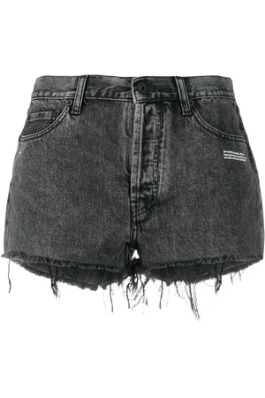 OFF-WHITE Shorts denim con stampa