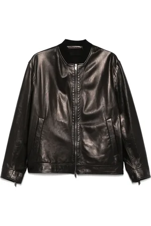 SALVATORE SANTORO Bomber in pelle