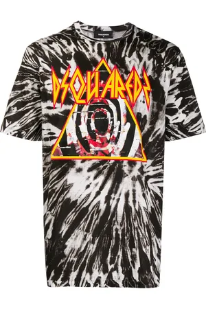 Dsquared2 T-shirt con fantasia tie dye