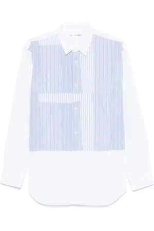 Comme des Garçons Camicia con dettaglio a righe