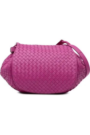 Bottega Veneta Borsa a tracolla Intrecciato in nappa con battente 2011