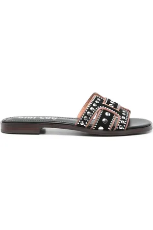 Bibi Lou Sandali piatti con borchie