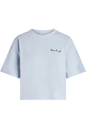 Lacoste T-shirt in cotone con applicazione