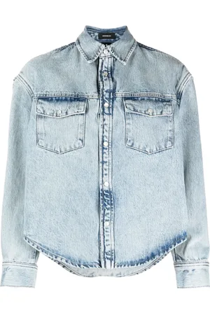 WARDROBE.NYC Giacca denim con bottoni automatici