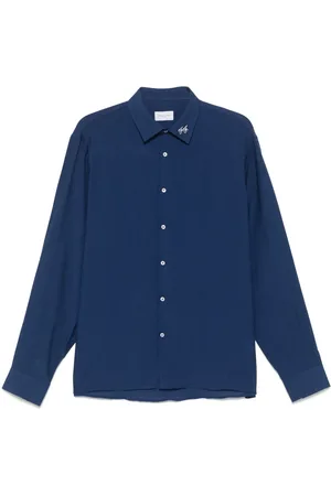 Family First Camicia con effetto stropicciato