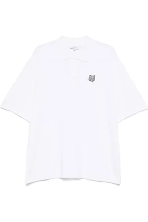 Maison Kitsuné Polo con applicazione Bold Fox Head