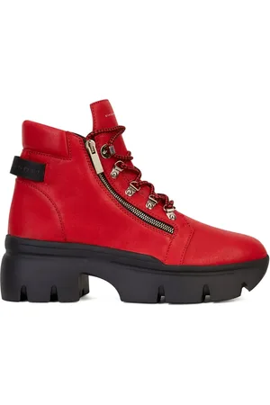 Giuseppe Zanotti Stivaletti Apocalypse Trek con cuoio