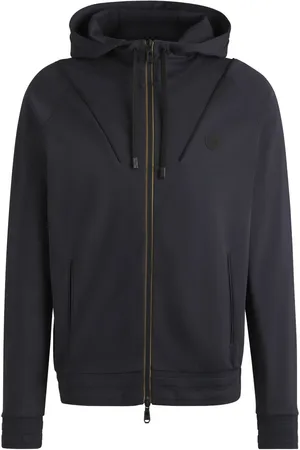 HUGO BOSS Felpa con cappuccio e applicazione