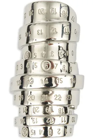 Maison Margiela Anello con motivo numerico