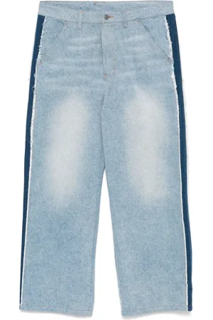 KIDSUPER STUDIOS X Ronaldinho Jeans a righe