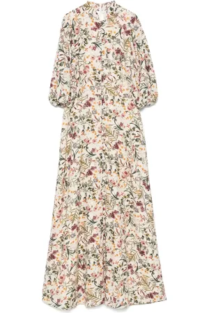 MOOS Abito lungo Jardin de Fleurs