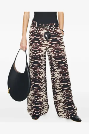 Tory Burch Pantaloni con motivo jacquard