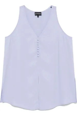 Emporio Armani Top Armure con scollo a V