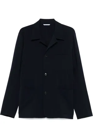 Paul Smith Giacca in lana elasticizzata con motivo seersucker