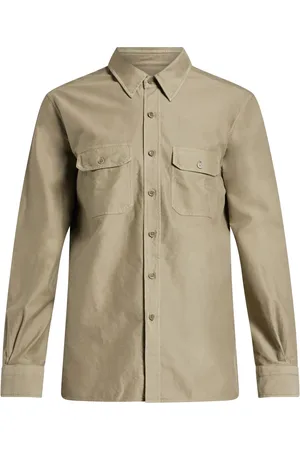 Tom Ford Camicia denim con tasche