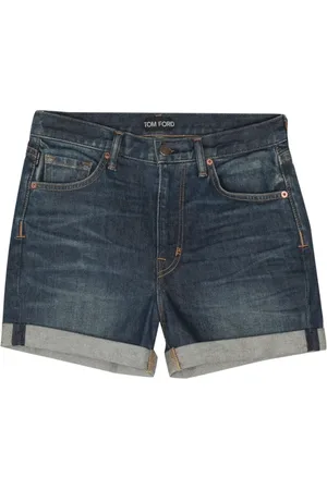 Tom Ford Shorts denim con applicazione