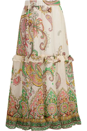 Etro Gonna in cotone e seta