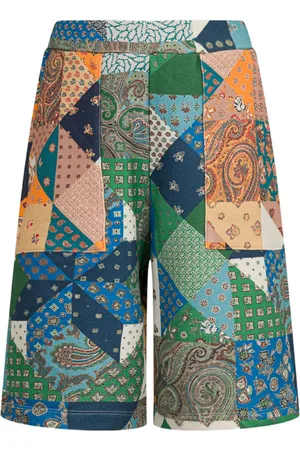 Etro Shorts con design patchwork