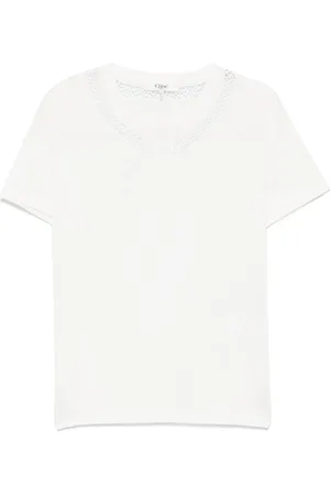 Chloé T-shirt con motivo snake