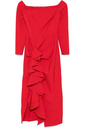 MOOS Abito midi con spalle scoperte
