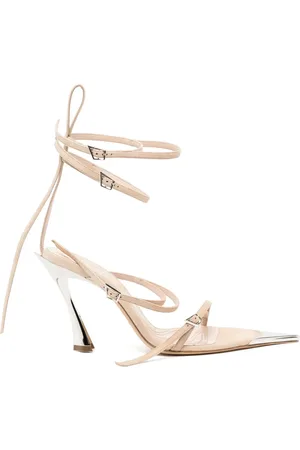 MUGLER Sandali con cinturini in pelle 95mm
