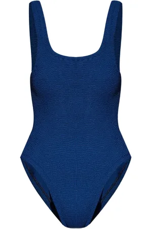 Hunza G Costume da bagno con scollo quadrato