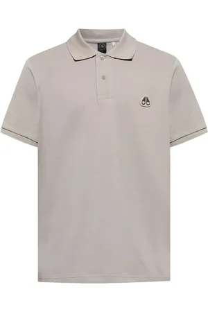Moose Knuckles Polo Everett con applicazione logo