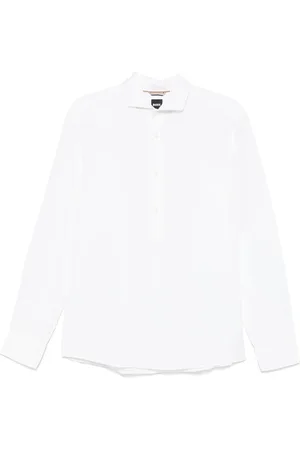 HUGO BOSS Camicia con trama armatura